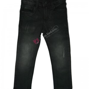 Boys Slim Fit Strachable Jeans-7-8 Years Dark Grey