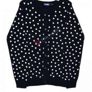 Girls Woolen Dark Blue Cardigan 4-6 Years