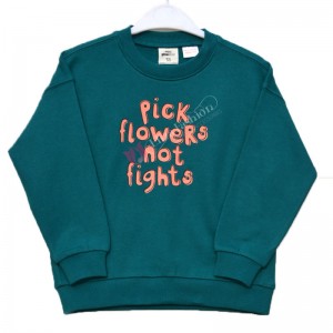 Boys 100% Cotton Peacock Color Sweatshirt 3-4 Years