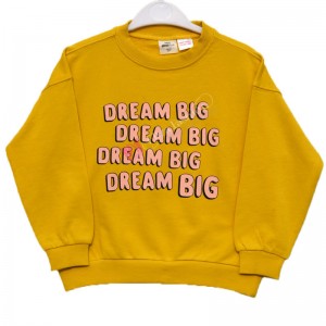 Boys 100% Cotton Yellow Sweatshirt 5-6 Years