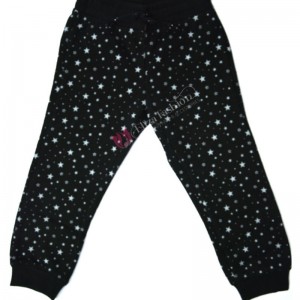Girls Cotton Mix Black Pantalone Pants 10-11 Years