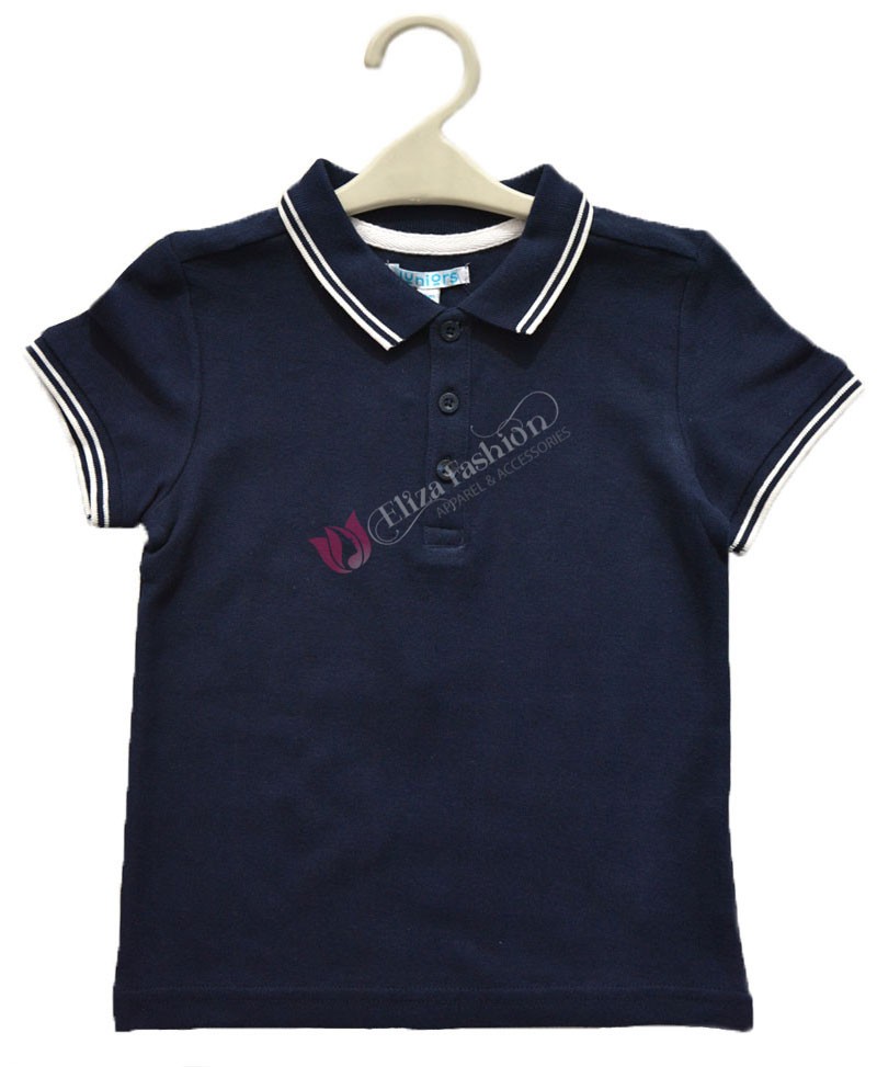 Boys 100% Cotton Navy Blue T-Shirt 5-6 Years