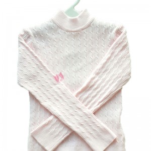 Girls Woolen Light Pink Sweater 6-7 Years