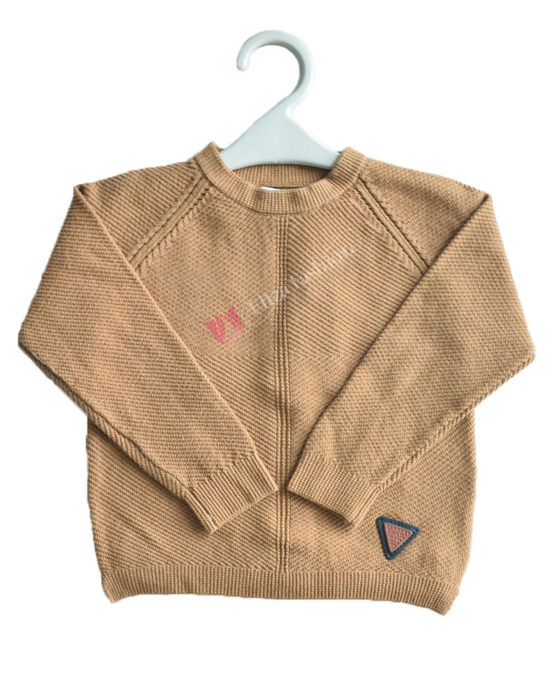 Boys Woolen Khaki Color Sweater 2-3 Years