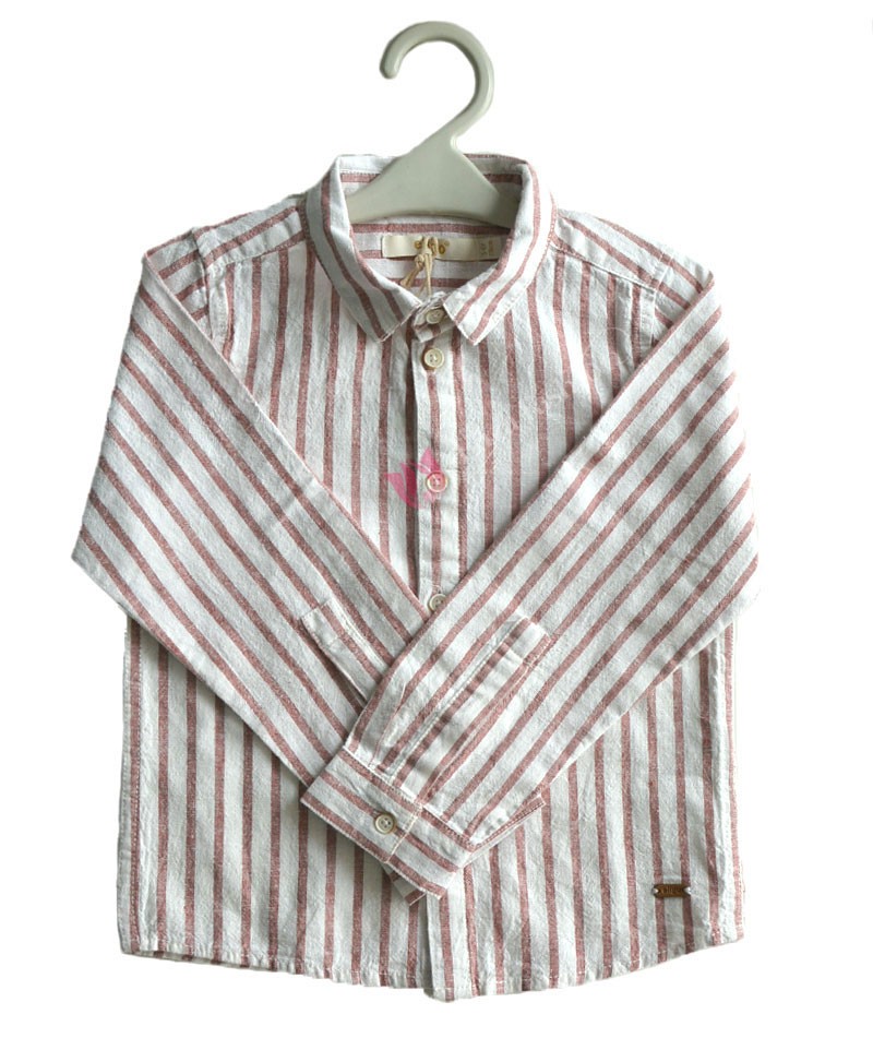 Boys 100% Cotton White and Maroon T-Shirt 5-6 Years