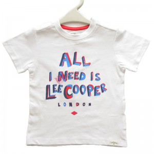 Boys 100% Cotton White T-Shirt 2-3 Years