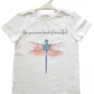 Girls 100% Cotton White T-Shirt 10-11 Years