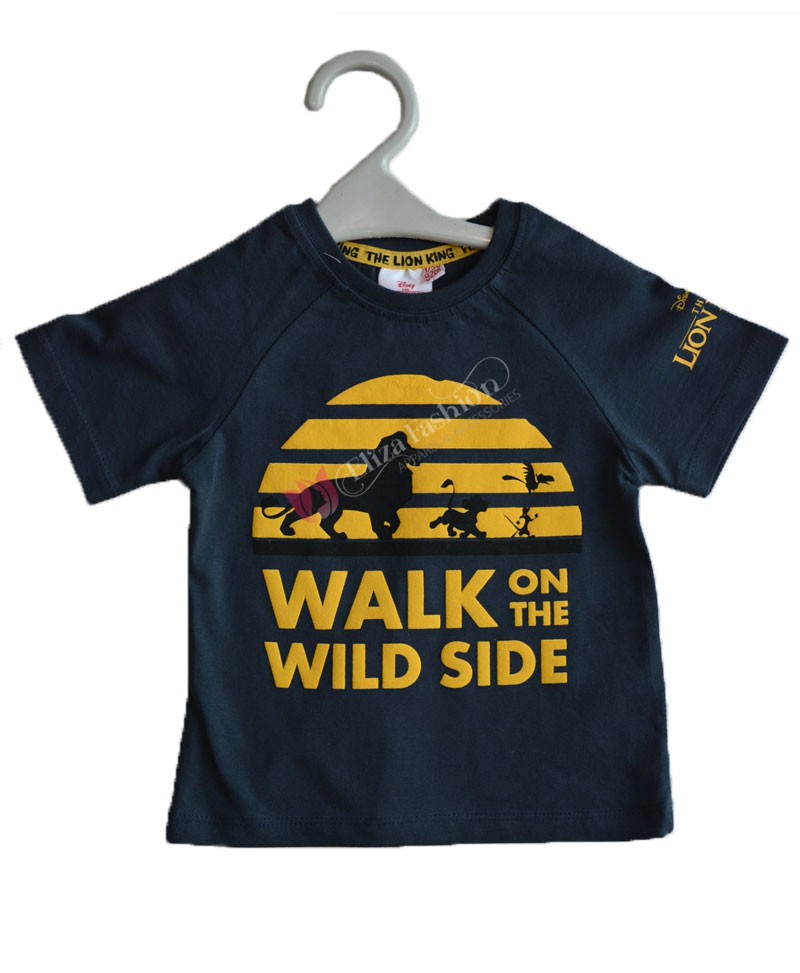 Boys 100% Cotton Steel Grey T-Shirt 1-2 Years