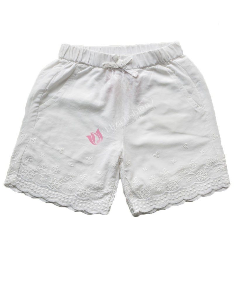 Girls 100% Cotton White 3-4 Years